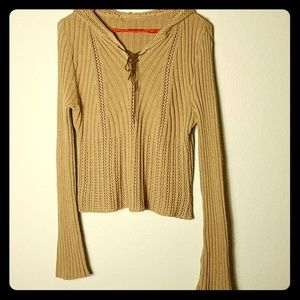 Vintage Hooded Sweater Sz S